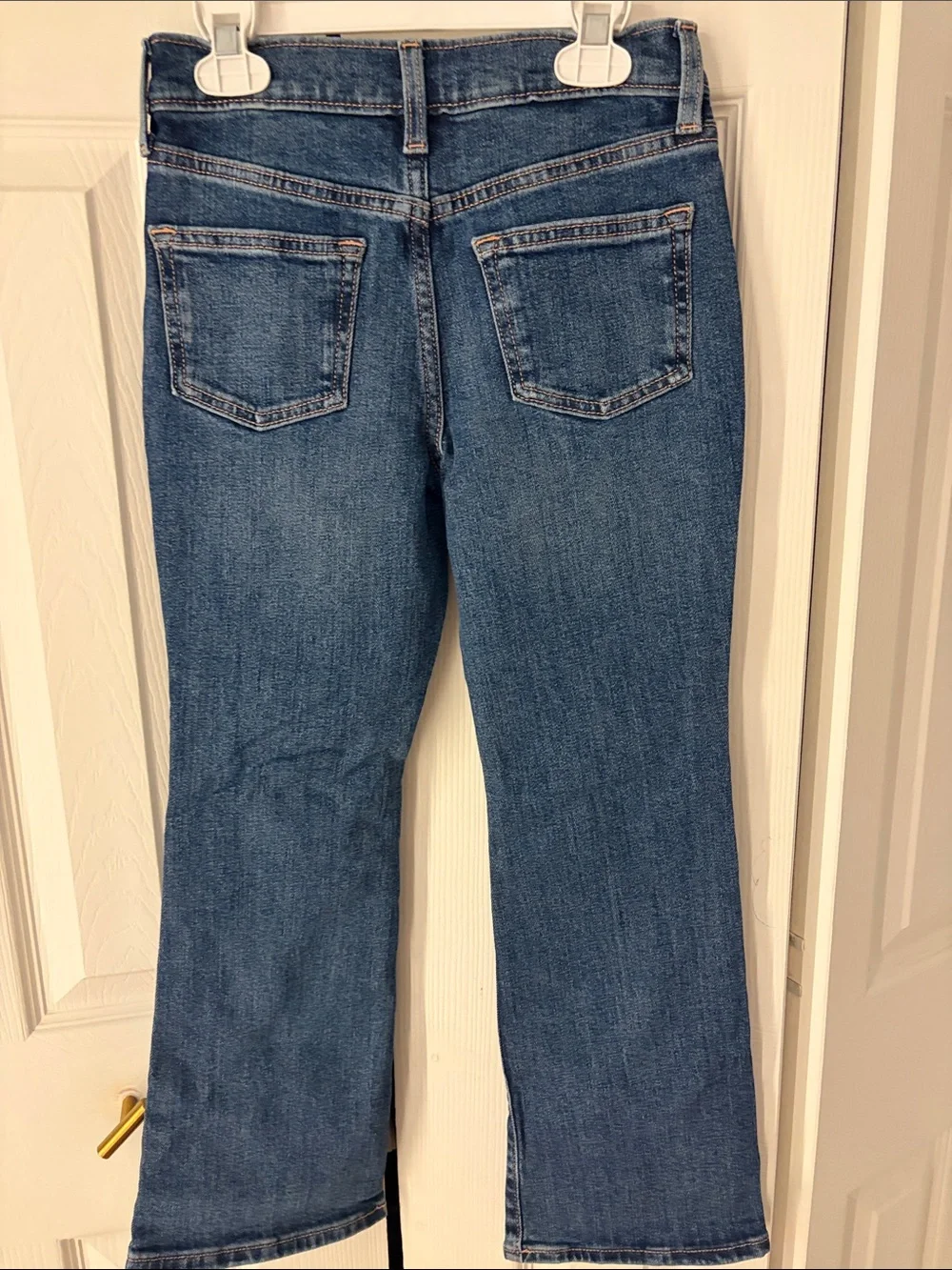 Old Navy Dark Blue Flared Wide-Leg Jeans